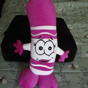 Crayola SOFT GRAPE JAM PURPLE MARKER CHARACTER 13" Plush Stuffed Animal Toy 2017